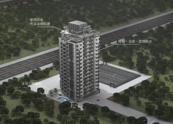 建筑防水材料展示